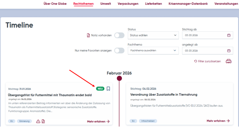 Screenshot Timeline